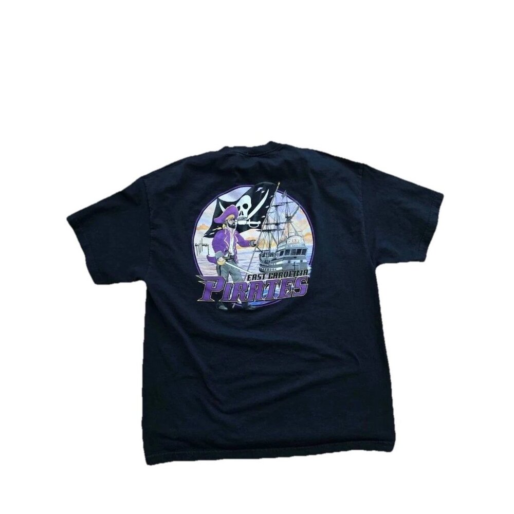 Guy Harvey East Carolina Pirate Shirts for Men Black  X-large A001294